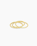 G Ring set || option::18K Gold Plated