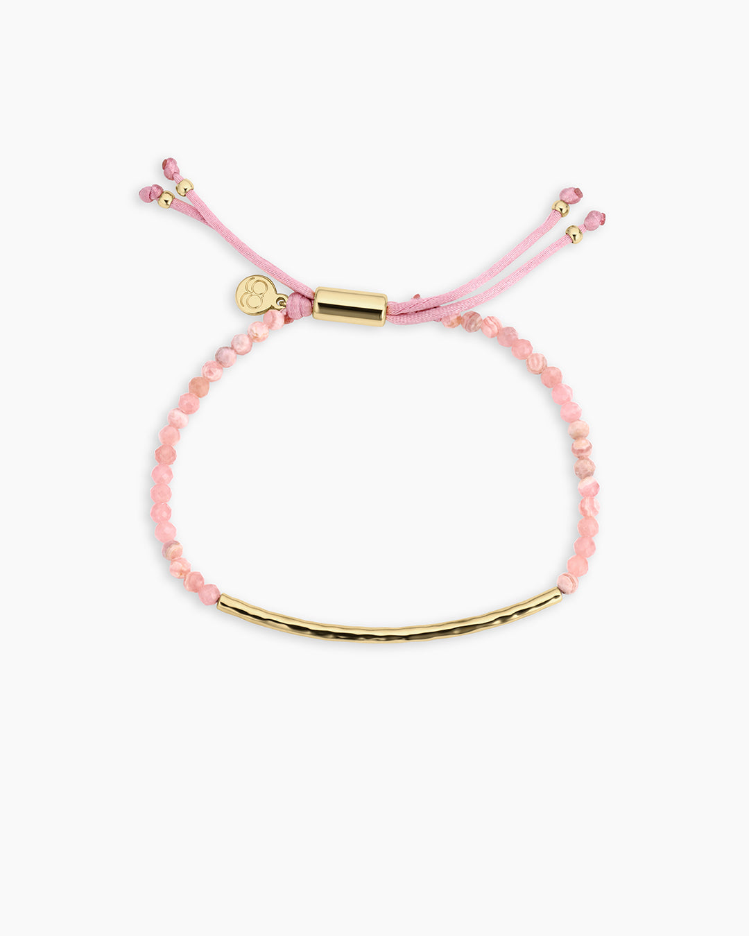 Power Gemstone Bracelet for Compassion || option::18K Gold Plated, Rhodochrosite - Compassion