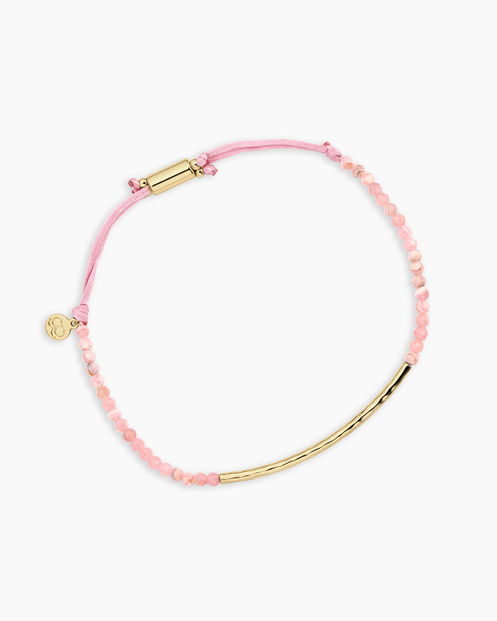 Power Gemstone Bracelet for Compassion || option::18K Gold Plated, Rhodochrosite - Compassion