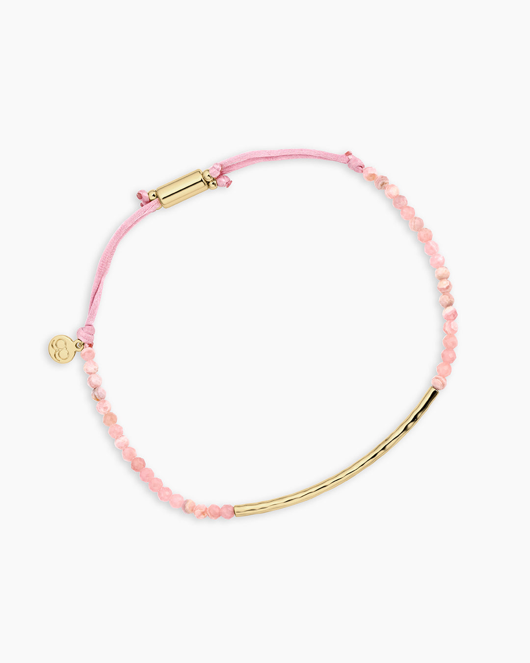 Power Gemstone Bracelet for Compassion || option::18K Gold Plated, Rhodochrosite - Compassion