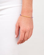 Power Gemstone Bracelet for Tranquility || option::18K Gold Plated, Amethyst - Tranquility