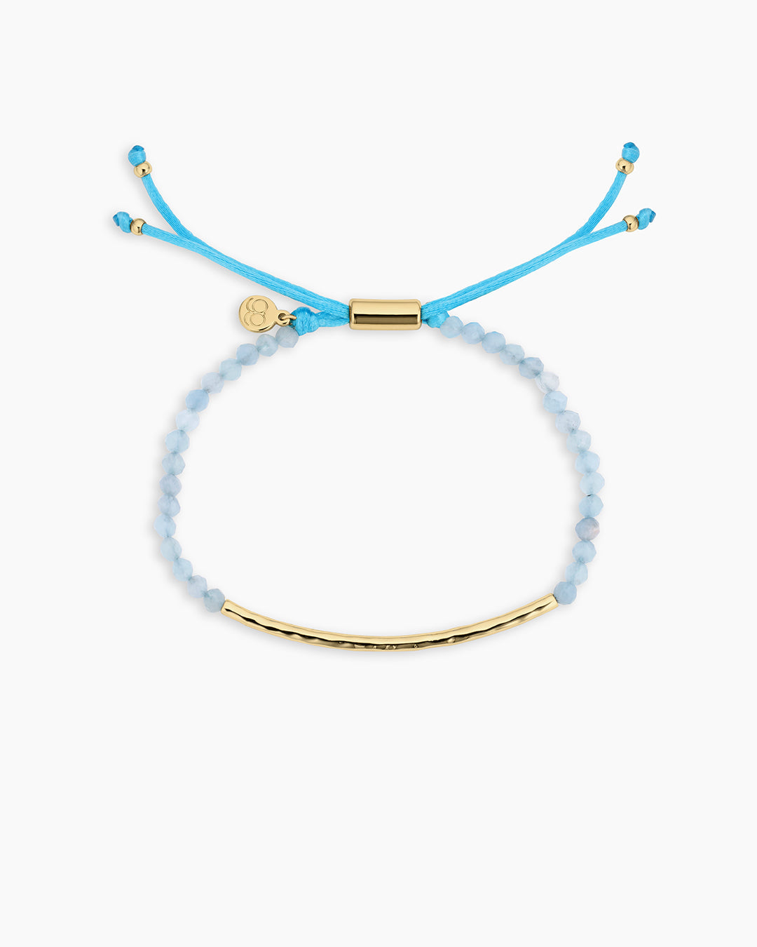 Power Gemstone Bracelet for Truth || option::18K Gold Plated, Aquamarine - Truth