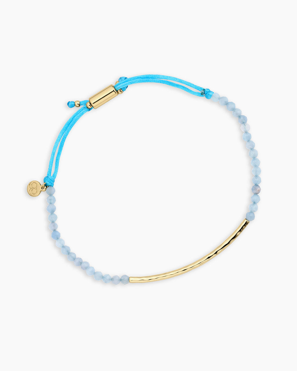 Power Gemstone Bracelet for Truth || option::18K Gold Plated, Aquamarine - Truth