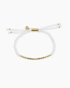 Power Gemstone Bracelet for Clarity || option::18K Gold Plated, Crystal Quartz - Clarity
