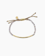 Power Gemstone Bracelet for Balance || option::18K Gold Plated, Labradorite - Balance
