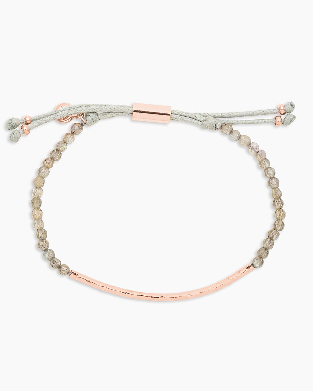 RosePower Gemstone Bracelet for Balance || option::Rose 18K Gold Plated, Labradorite - Balance