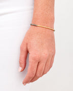 Power Gemstone Bracelet for Strength || option::18K Gold Plated, Pyrite - Strength