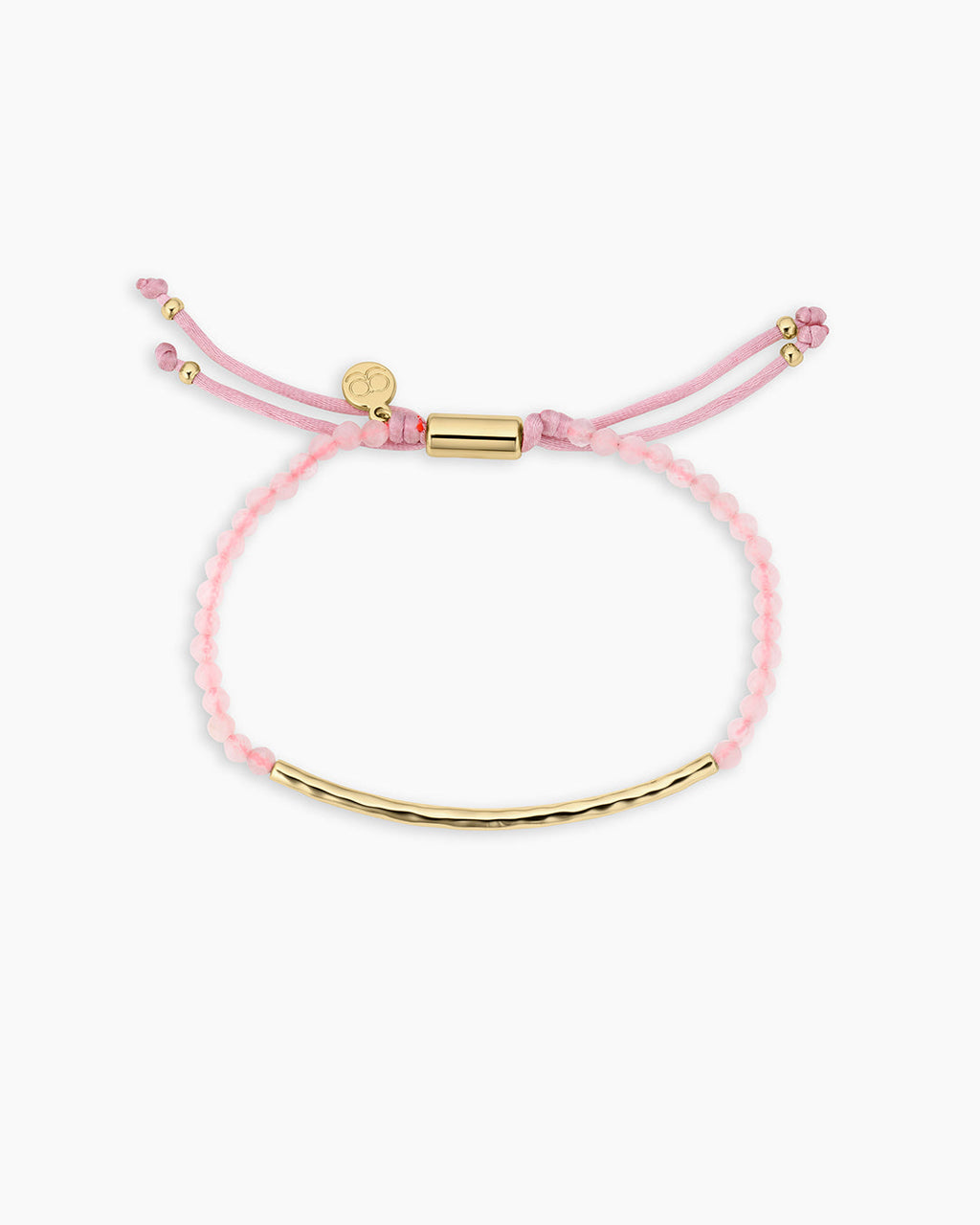 Power Gemstone Bracelet for Love || option::18K Gold Plated, Rose Quartz - Love
