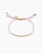 Power Gemstone Bracelet for Love || option::18K Gold Plated, Rose Quartz - Love
