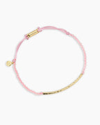 Power Gemstone Bracelet for Love || option::18K Gold Plated, Rose Quartz - Love
