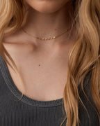 Chloe Mini Choker Necklace || option::18K Gold Plated