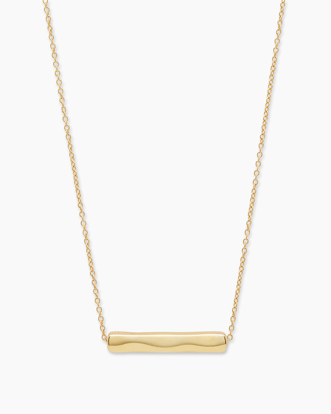 18K Gold Plated engravable Necklace || option::18K Gold Plated