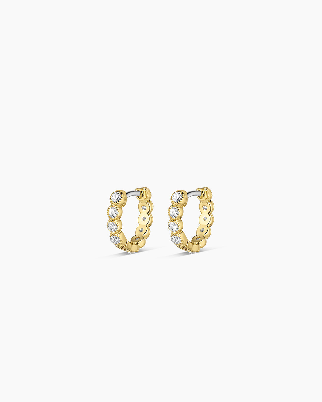 Madison Huggie || option::18K Gold Plated