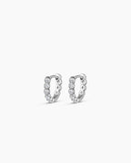 Madison Huggie || option::Silver Plated