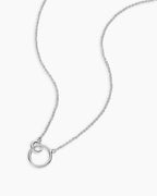 Wilshire Charm Adjustable Necklace || option::Silver Plated