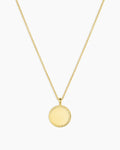 18K Gold Plated engravable Necklace || option::18K Gold Plated