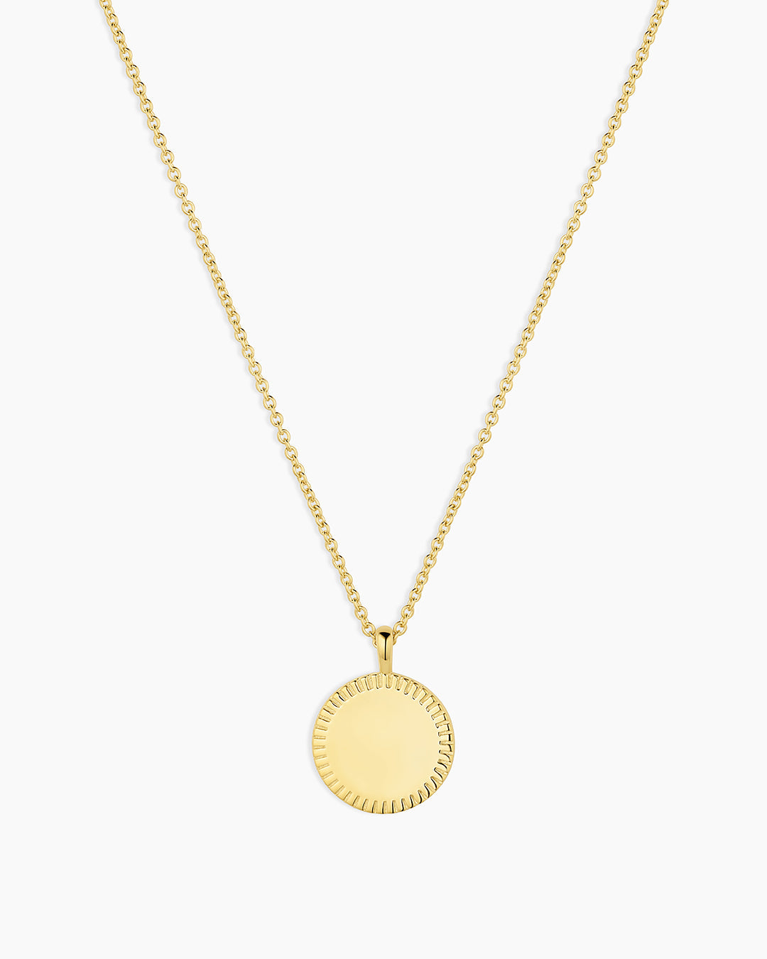 18K Gold Plated engravable Necklace || option::18K Gold Plated