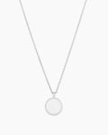 Silver engravable Necklace || option::Silver Plated