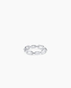 Parker Link Ring, 18K Gold Plated link ring, chain link ring || option::Silver Plated