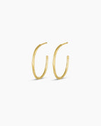 Taner Small Hoops || option::18K Gold Plated