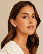 Taner Small Hoops || option::18K Gold Plated