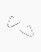 Rectangle Huggies,Parker Huggies || option::Silver Plated