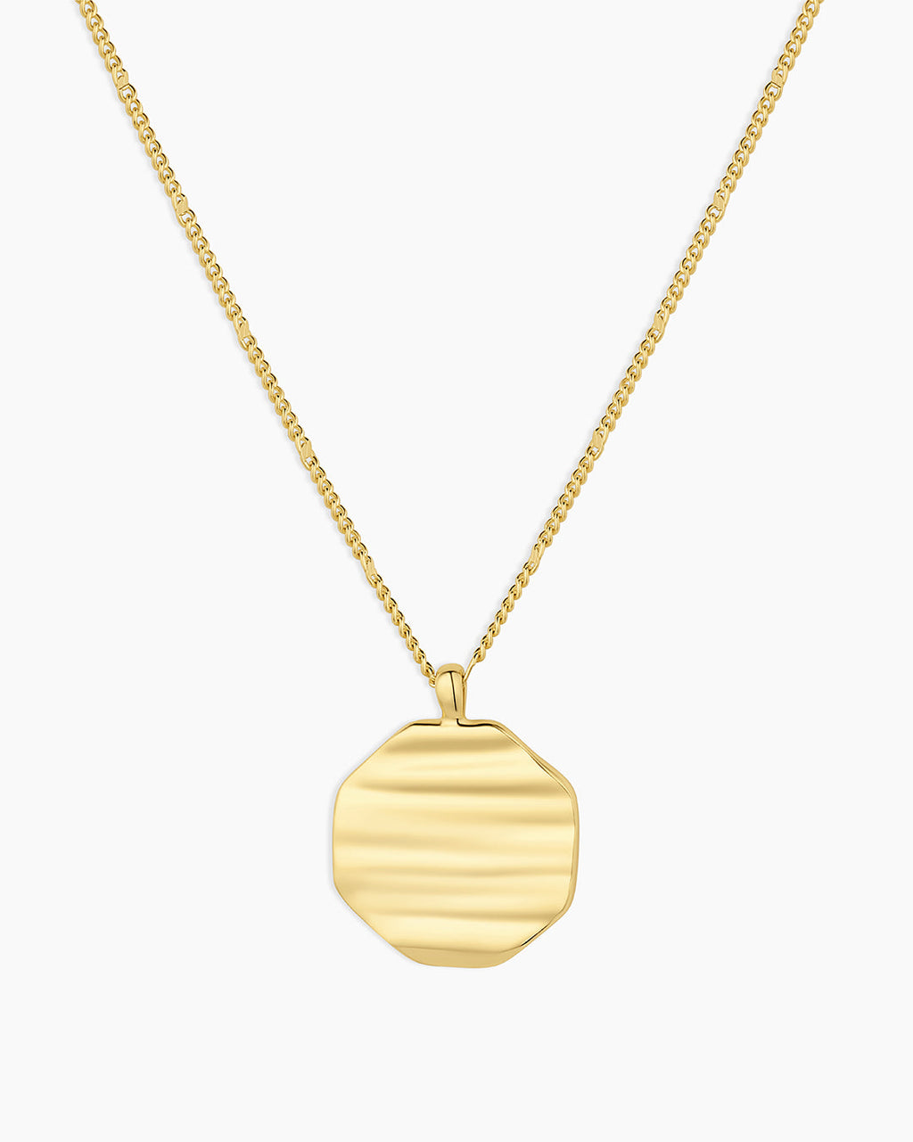 Sunset Coin Necklace || option::18K Gold Plated