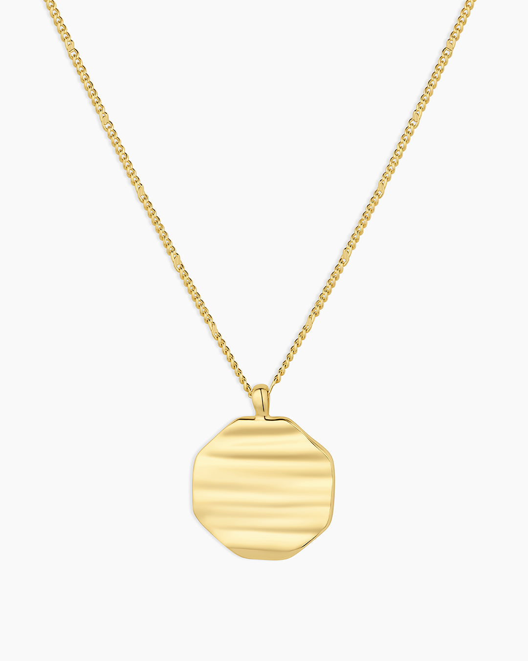 Sunset Coin Necklace || option::18K Gold Plated