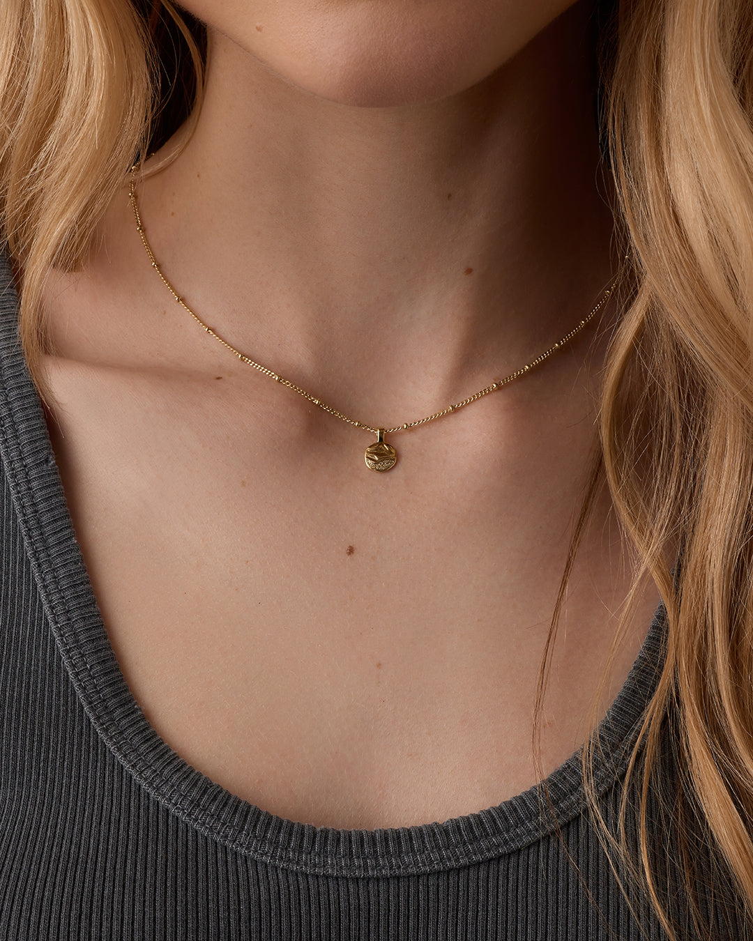 Shorebreak Necklace || option::18K Gold Plated
