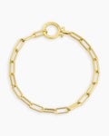 Parker Bracelet Chain link bracelet || option::18K Gold Plated