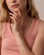 Parker Bracelet Chain link bracelet || option::18K Gold Plated