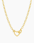 Parker Heart Necklace || option::18K Gold Plated