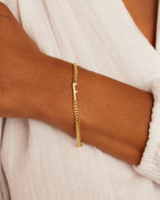 Wilder Alphabet Bracelet Alphabet Bracelet #F || option::18K Gold Plated, F