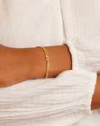 Wilder Alphabet Bracelet Alphabet Bracelet #G || option::18K Gold Plated, G
