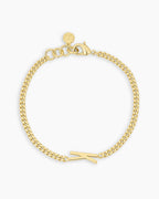 Wilder Alphabet Bracelet Alphabet Bracelet #K || option::18K Gold Plated, K