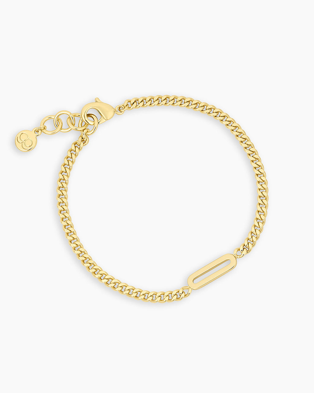 Wilder Alphabet Bracelet Alphabet Bracelet #O || option::18K Gold Plated, O