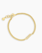 Wilder Alphabet Bracelet Alphabet Bracelet #U || option::18K Gold Plated, U