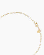 Reese Pearl Necklace || option::18K Gold Plated, Pearl