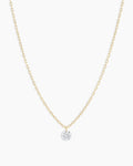 Floating Diamond Necklace || option::18K Solid Gold