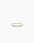 Diamond Row Ring || option::14K Solid Gold