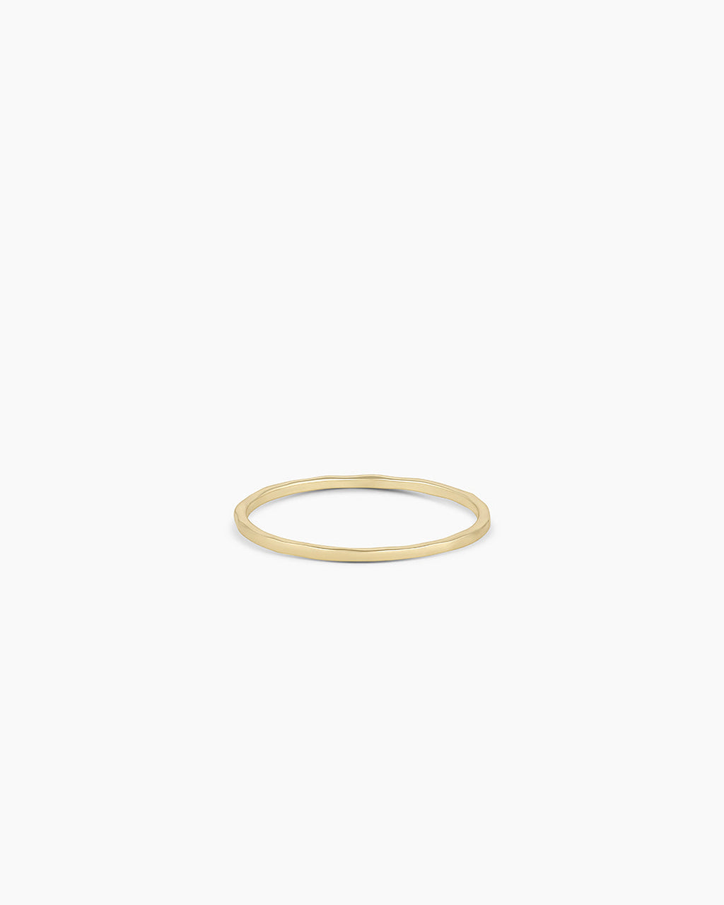 Classic Gold Plated G Ring || option::14K Solid Gold