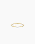 Classic Gold Plated G Ring || option::14K Solid Gold