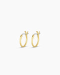 Taner Mini Huggies || option::18K Gold Plated