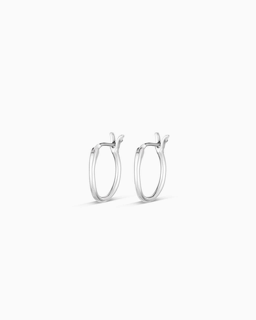 Taner Mini Huggies || option::Silver Plated