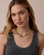 Venice Necklace || option::17 in., 18K Gold Plated