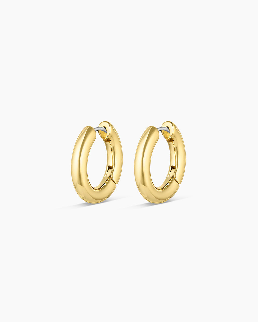 Lou Hoops chunky hoops bold hoop earrings || option::18K Gold Plated