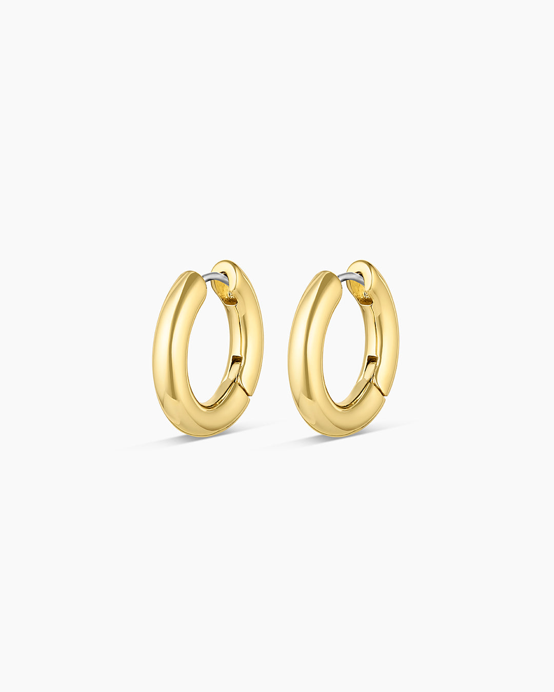 Lou Hoops chunky hoops bold hoop earrings || option::18K Gold Plated