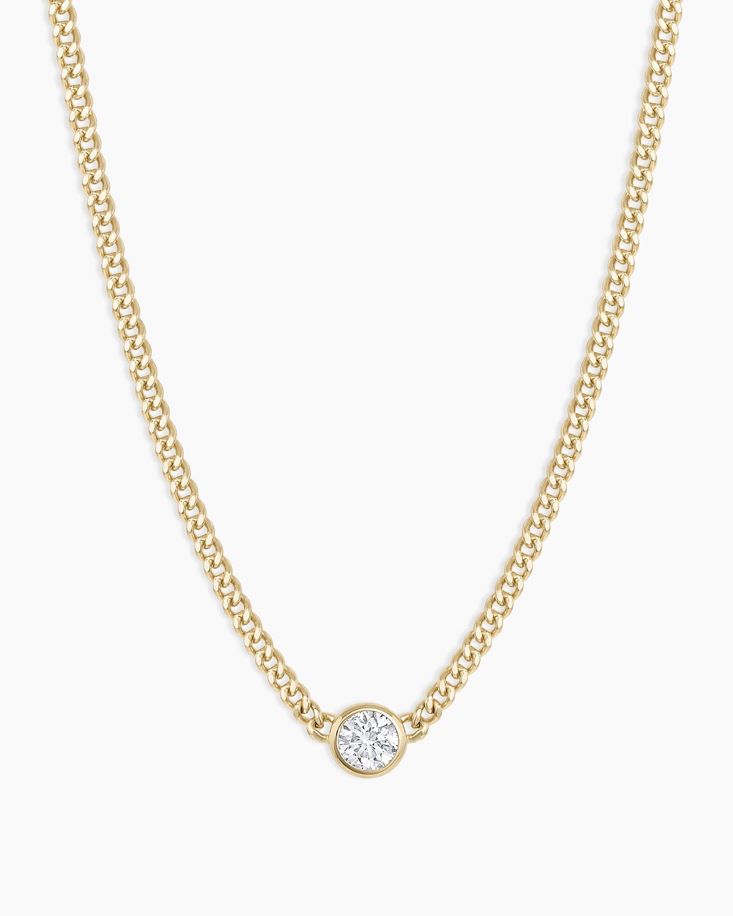 Diamond Wilder Necklace || option::14K Solid Gold