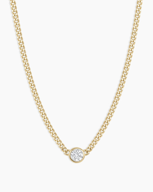 Diamond Wilder Necklace || option::14K Solid Gold