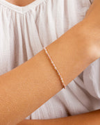 Power Gemstone Brooks Bracelet for Compassion || option::18K Gold Plated, Rhodochrosite - Compassion